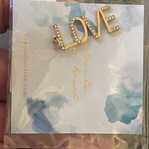 Keep Collective Love Pave Gold Charm